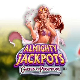 Almighty Jackpots: Garden of Persephone logo – Jackpots by Novomatic at Instant Casino