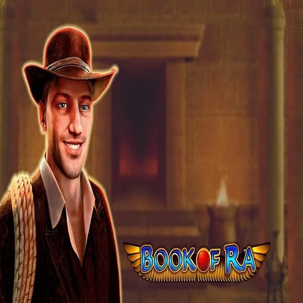 Book of Ra online game logo by Greentube on instanttcasino.com