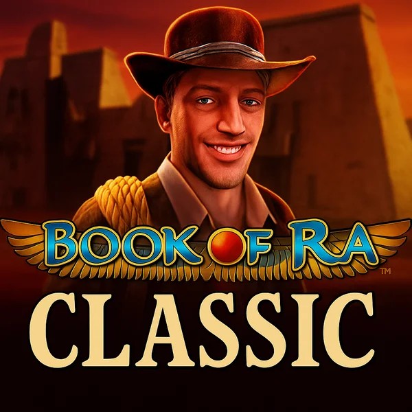 Book of Ra Classic online game logo by Novomatic on instanttcasino.com