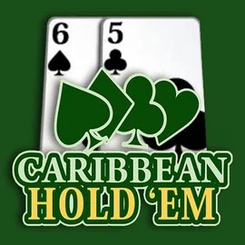 Caribbean Hold'em slot logo by Habanero at Instant Casino
