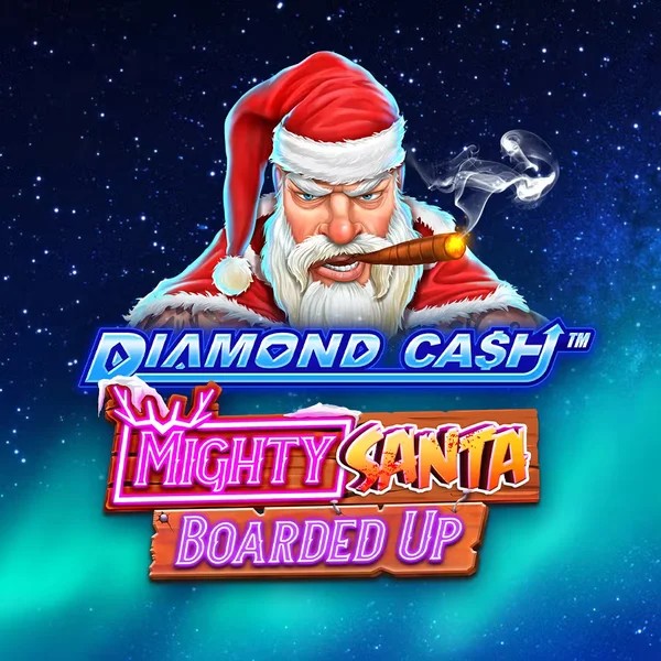 Diamond Cash Mighty Santa Boarded Up logo by Greentube at Instant Casino