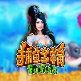Fu Fish slot logo by Skywind Group at Instant Casino