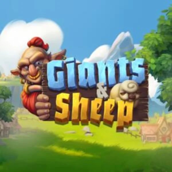 Giants and Sheep slot logo by Relax Gaming at Instant Casino