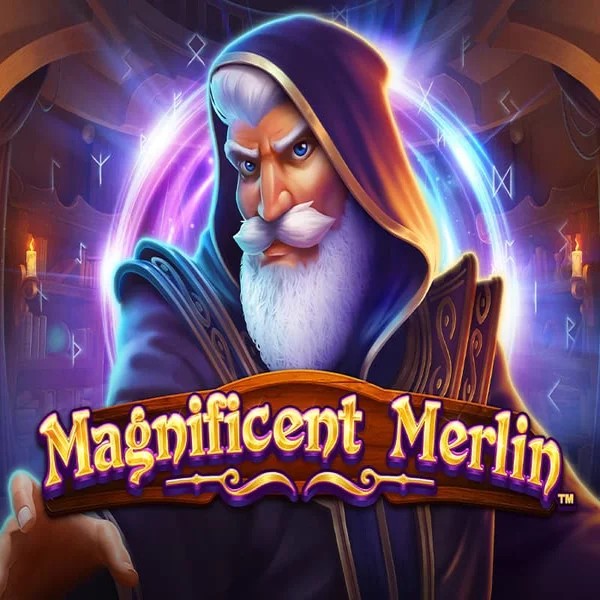 Magnificent Merlin online game logo by Greentube on instanttcasino.com