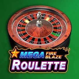 Mega Fire Blaze Roulette online game logo by Playtech on instanttcasino.com