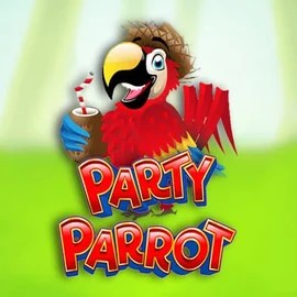 Party Parrot slot logo by Rival at Instant Casino