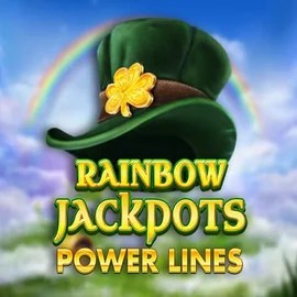 Rainbow Jackpots Power Lines by Red Tiger Gaming, showcased at instanttcasino.com – game logo