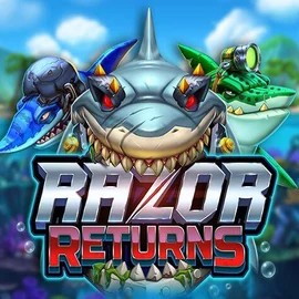 Razor Returns online game logo by Push Gaming on instanttcasino.com