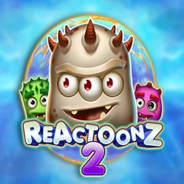 Slots logo of Reactoonz 2 from Play'n GO at Instant Casino