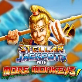 Stellar Jackpots with More Monkeys logo by Lightning Box Game at Instant Casino
