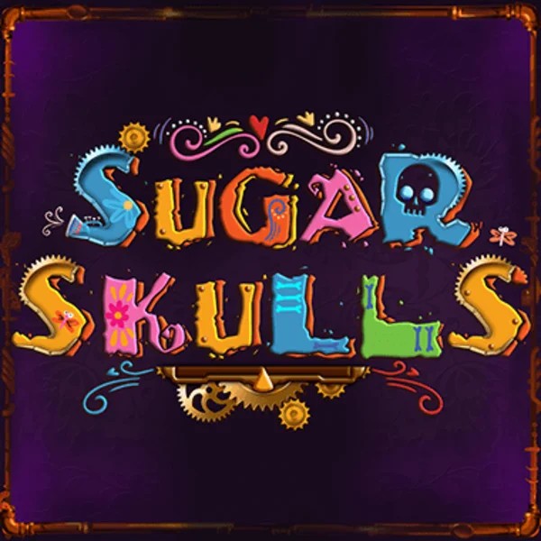 Sugar Skulls slot logo by Booming Games at Instant Casino