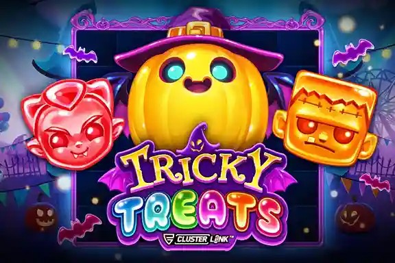 Tricky Treats logo by Push Gaming at Instant Casino